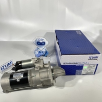 Moteur de démarrage IZUMI ORIGINAL TD27 BD30 FE6 NE6 BD30 RF8 TD42 TD23 PF6 24V 11T 6KW Moteur de démarrage diesel pour Nissan