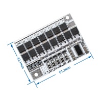 3S 4S 5S 3.2V 3.7V BMS 12V 21V 100A Li-ion LMO Carte de protection de batterie au lithium ternaire Li-POLYMER Balance Charging