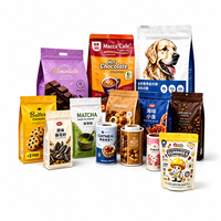 Sachet alimentaire refermable à fond plat, personnalisé avec impression tampon et fermeture éclair pour emballage BOPP/AL/PE, idéal pour graines de tournesol, melon, chewing-gum