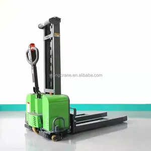 Máquina apiladora elevadora 1T 1,6 M, carretilla elevadora portátil de carga automática, apilador eléctrico - Product Image 2