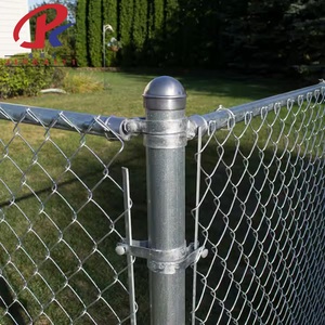 Valla de enlace de cadena galvanizada sumergida en caliente barata usada industria decorativa portátil de 8 pies para RANCHO Y USO COMERCIAL - Product Image 3