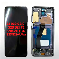 Layar LCD Touchscreen Perakitan untuk Samsung S8 S9 S10 S10+ S20 S21 FE 5G S23 S23+ Ultra Pengganti Layar Digitizer