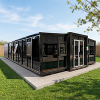 Maison conteneur préfabriquée extensible 20 pieds pour hôtel, avec salle de bain et cuisine, portable, durable, étanche, résistante aux ouragans, installation facile