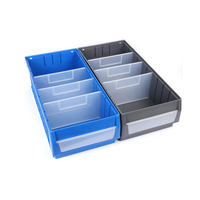 Bacs de rangement en plastique pour entrepôt, caisses empilables, bacs de stockage industriels, boîtes de rangement en plastique avec face ouverte, boîtes de stockage logistique