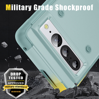 Nouveau Design 2 en 1 armure Anti-chute PC béquille arrière coque de téléphone pour Google Pixel 7 Pro