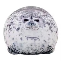Peluche personnalisée de haute qualité en forme de phoque avec rembourrage en coton PP, emballage en sac OPP