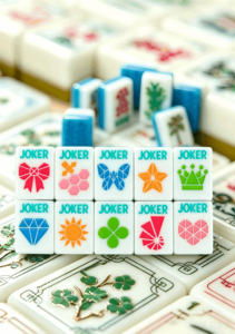 Top-Grade Premium Acrylic Cloisonne Inspired Luxury Style <b>Mahjong</b> <b>Set</b> With Racks for Home and Club Play - Product Image 2
