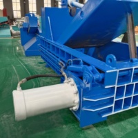 Presse à balles horizontale hydraulique automatique 200T écoénergétique 30kW pour déchets en acier inoxydable et aluminium