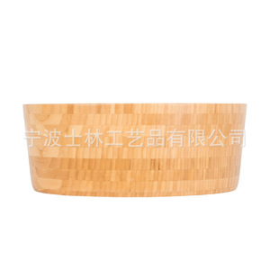 Lavabos y fregaderos de bambú para casas de huéspedes y hoteles que exhiben una belleza natural y rústica; servicios OEM/ODM disponibles. - Product Image 2