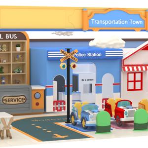 Faire semblant Playhouse filles jeu de rôle petite <span class=keywords><strong>maison</strong></span> aire de jeu intérieure Amusement enfants doux enfants équipement de terrain de jeu intérieur - Product Image 4