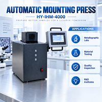Machine de préparation métallographique de laboratoire avec interface de données USB, presse de montage à chaud pour échantillons métallographiques