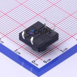 UK-B0224-G7-250 Tactile Switch Through hole-4P,12x12mm Switch Single Pole Single Throw Round Button 2.5N Through Hole - Product Image 2