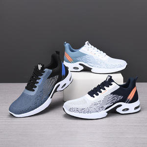 Sneakers da Uomo Traspiranti con Ammortizzazione e Suola in PVC, Tomaia in Tessuto per il Tempo Libero Primaverile - Product Image 4