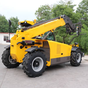 Kapasitas Muatan 3 Ton Tinggi Angkat 7 Meter Telehandler Diesel untuk Konstruksi Pertanian dengan Gearbox - Product Image 4