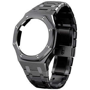 Accessoires de Modification pour Montre Tendance, Kit MOD de Boîtier et <span class=keywords><strong>Bracelet</strong></span> en Acier Inoxydable pour <span class=keywords><strong>Casioak</strong></span> GA2100 - Product Image 1