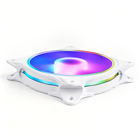 Ventilateur de refroidissement pour ordinateur RGB 120 mm personnalisé en gros, ventilateur de refroidissement LED DC 12V silencieux pour PC, ventilateur de boîtier électrique