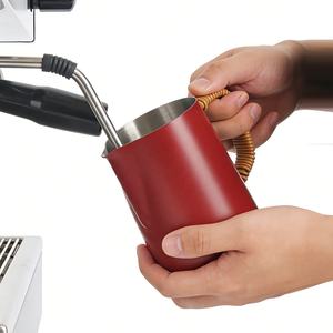 Pichet à cappuccino de 350 ml, pichet à verser avec bec rond, pichet à mousse de lait - Product Image 6