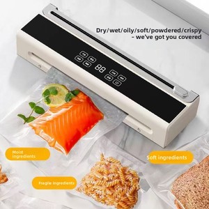Machine <span class=keywords><strong>de</strong></span> <span class=keywords><strong>mise</strong></span> <span class=keywords><strong>sous</strong></span> <span class=keywords><strong>vide</strong></span> externe mini en plastique, à pression unique, automatique, silencieuse, pour la conservation des aliments, usage domestique et cuisine - Product Image 4