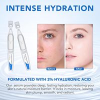 Sérum à l'acide hyaluronique YECUCE 3% - Ultra-hydratant - Flacons pour le visage - Wake Nature Perfection - Soins de la peau à base d'acide hyaluronique - Tubes