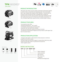 Pompa Air Permukaan Irigasi 2 inci 2hp 1.5kw Pertanian dc Otomatis Tenaga Surya Booster