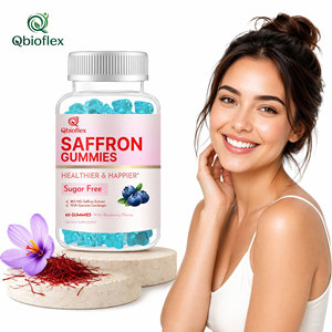 เยลลี่หญ้าฝรั่น Qbioflex โลโก้สั่งทำพิเศษ ผสมสารสกัดหญ้าฝรั่น 85 มก. รสบลูเบอร์รี่ อาหารเสริมหญ้าฝรั่นแบบเยลลี่ - Product Image 1