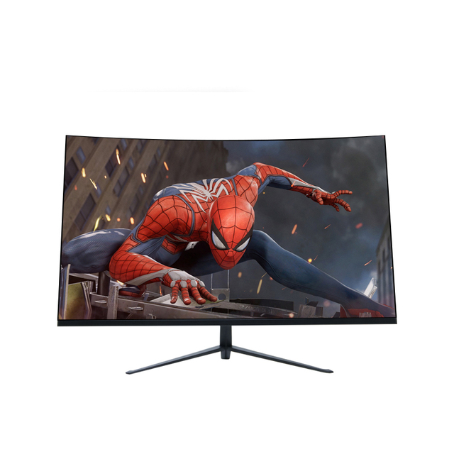 Wholesale 27 Inch 165Hz VA Gaming Monitor 1080p 2800R Curved LCD PC Display Breathing Light 1ms Response 1000:1 Contrast CE FCC