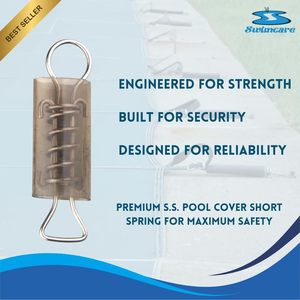 Couverture de piscine Swimcare Spring 5.25 en acier inoxydable avec anneau en D pour utilisation hivernale - Product Image 4
