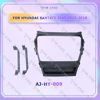 Bingkai Radio Mobil Layar 9 Inci untuk Hyundai SANTAFE IX45 2013-2018, Adaptor Pemasangan Dasbor, Bezel Instalasi