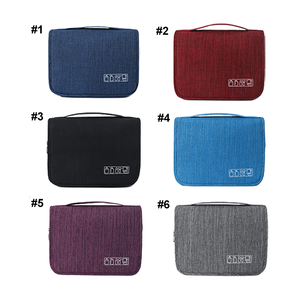 Idée cadeau trousse de maquillage personnalisée logo personnalisé sacs à cosmétiques carrés pour femmes organisateur en gros sac à cosmétiques personnalisé avec logo - Product Image 2