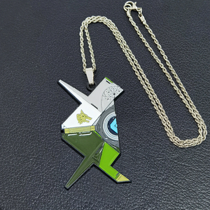 Collar de metal esmaltado al por mayor Oneway, colgante de moda personalizado, medalla bonita, estilo antiguo y moderno, color y tamaño personalizables - Product Image 3