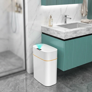 <span class=keywords><strong>Poubelle</strong></span> intelligente à capteur 12L en plastique, étanche, anti-odeur avec couvercle, pour la maison (chambre, salle de bain, salon) - Product Image 3