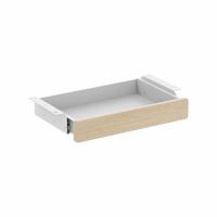Laci Bawah Meja DA22-1 Heavy Duty 8kg Baja, Kotak Penyimpanan Persegi Panjang Kecil, Laci Geser untuk Organizer Meja Berdiri