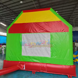 Château gonflable commercial à thème clown multicolore pour enfants, idéal pour les fêtes en plein air - Product Image 2