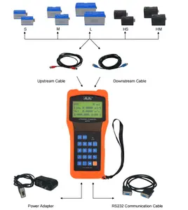 TUF-2000H saures Wasser Abwasser Trans Time Ultraschall-Durchfluss messer.