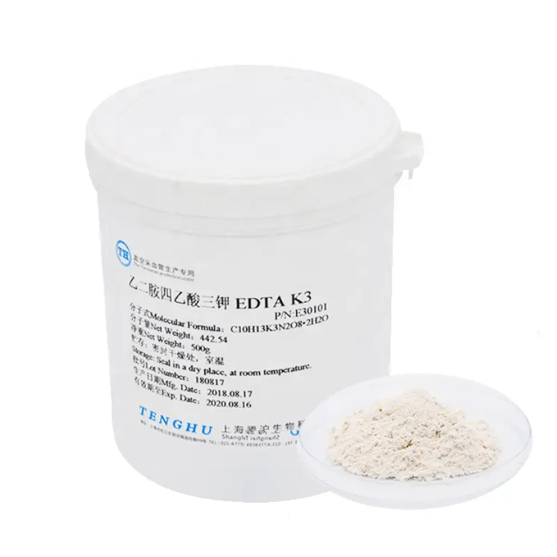 High Quality Blood Anticoagulation Test Reagent EDTA K3 Powder For Blood Routine Examination