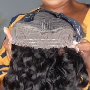 Perruques en cheveux humains FH Glueless HD 360 Full Lace avec fonction de cordon de serrage, cheveux humains péruviens, perruque en dentelle frontale 360 - Product Image 2