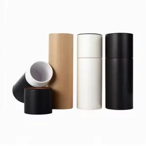 Buona qualità Custom Kraft tubo di imballaggio personalizzato per piccoli prodotti scatola di cartone tubo