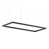 Lámpara Lineal LED UGR<19 de Aluminio para Oficina, CCT Seleccionable, 40W, Enlazable, de Superficie, para Área de Oficina