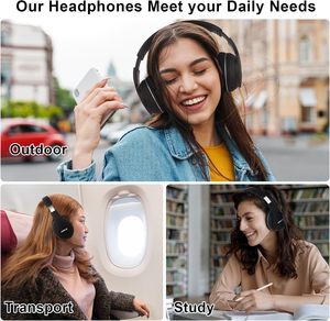 B39 OEM ODM Over-Ear Foldable Headphones for 5.3 IPX4 Waterproof Hi-Fi Stereo Bass <b>Mic</b> Sports DJ Hearing Aid Custom Brand - Product Image 4