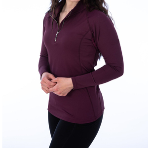 Camiseta interior térmica estampada para equitación de mujer, para meses fríos, de tela elástica, a precio mayorista - Product Image 5