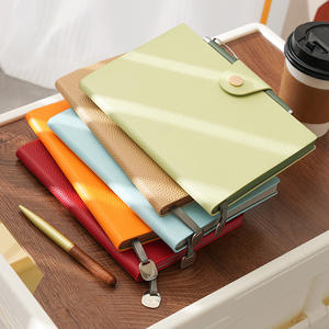 Carnet en cuir à motifs litchi de qualité supérieure-Journal personnalisé avec texte personnalisé, <span class=keywords><strong>lettre</strong></span> de haute qualité, cadeau de bureau de luxe - Product Image 1