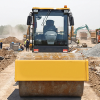 Rouleau compresseur à vibration simple de fabrication chinoise, 4, 6, 8 et 10 tonnes, équipement de construction routière, forte force de compactage