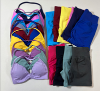 Soutien-gorge de sport plissé à col bas réglable, confortable, grande taille, vêtements de gym, spandex sexy et respirant