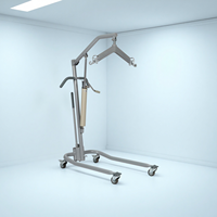 Lève-personne médical portable et réglable pour transfert de patients, capacité de 180 kg, élévateur mobile pour patients du sol