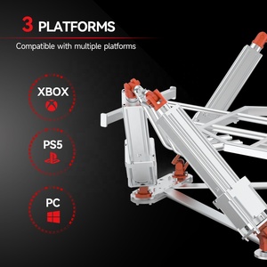 Plataforma de Carreras Profesional con 6 Grados de Libertad, Force Feedback de Alta Gama para PC/PS5/Xbox, Configuración Completa para Juegos de Carreras - Product Image 4