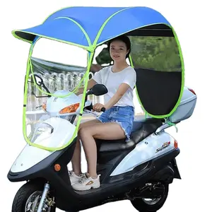 Couverture de mobilité vélo électrique moto parapluie pour la pluie fournisseur en gros parapluie