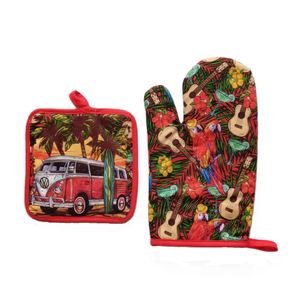 Maniques et dessous-de-plat personnalisés en coton pour sublimation – Cadeaux d'entreprise - Product Image 3