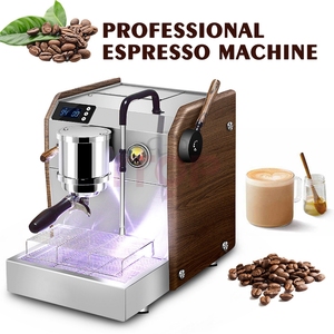 Machines à café expresso électriques commerciales ITOP avec mousseur à lait, <span class=keywords><strong>machine</strong></span> à café italienne, livraison directe - Product Image 5