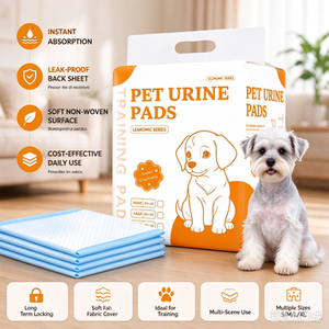 Economic Disposable Dog Pee Pads Super Absorbent <strong>Puppy</strong> Training Pads Leakproof Blue Pet Urine Pads Multiple Sizes OEM Available - Product Image 1