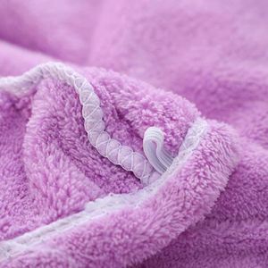 Serviette à cheveux en microfibre à séchage rapide double couche personnalisée, turban pour cheveux sur mesure pour filles et femmes, vente en gros à prix abordable - Product Image 3